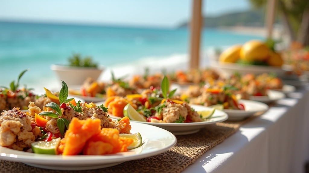 Catering Craft catering an event in Solana Beach, CA