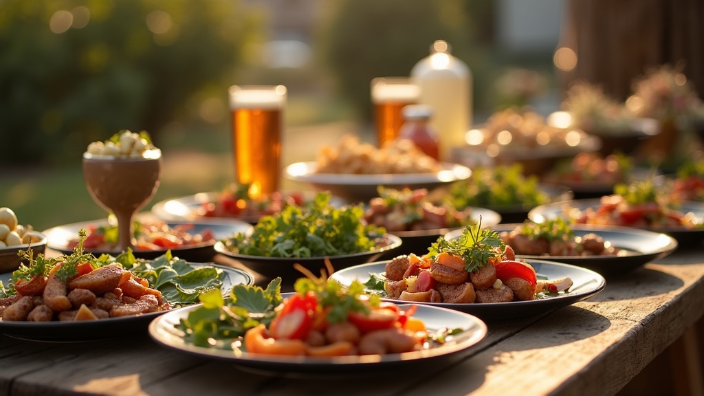 Catering Craft catering spread at a San Diego outdoor event